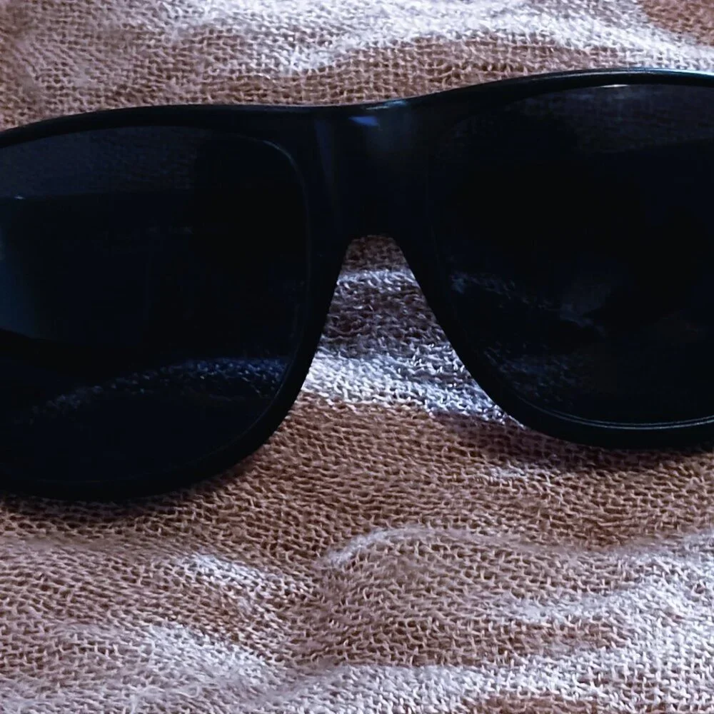 MEN'S/WOMEN'S BLACK SOLAR SHIELDS WRAPAROUND SUNGLASSES, UV RAY PROTECTION